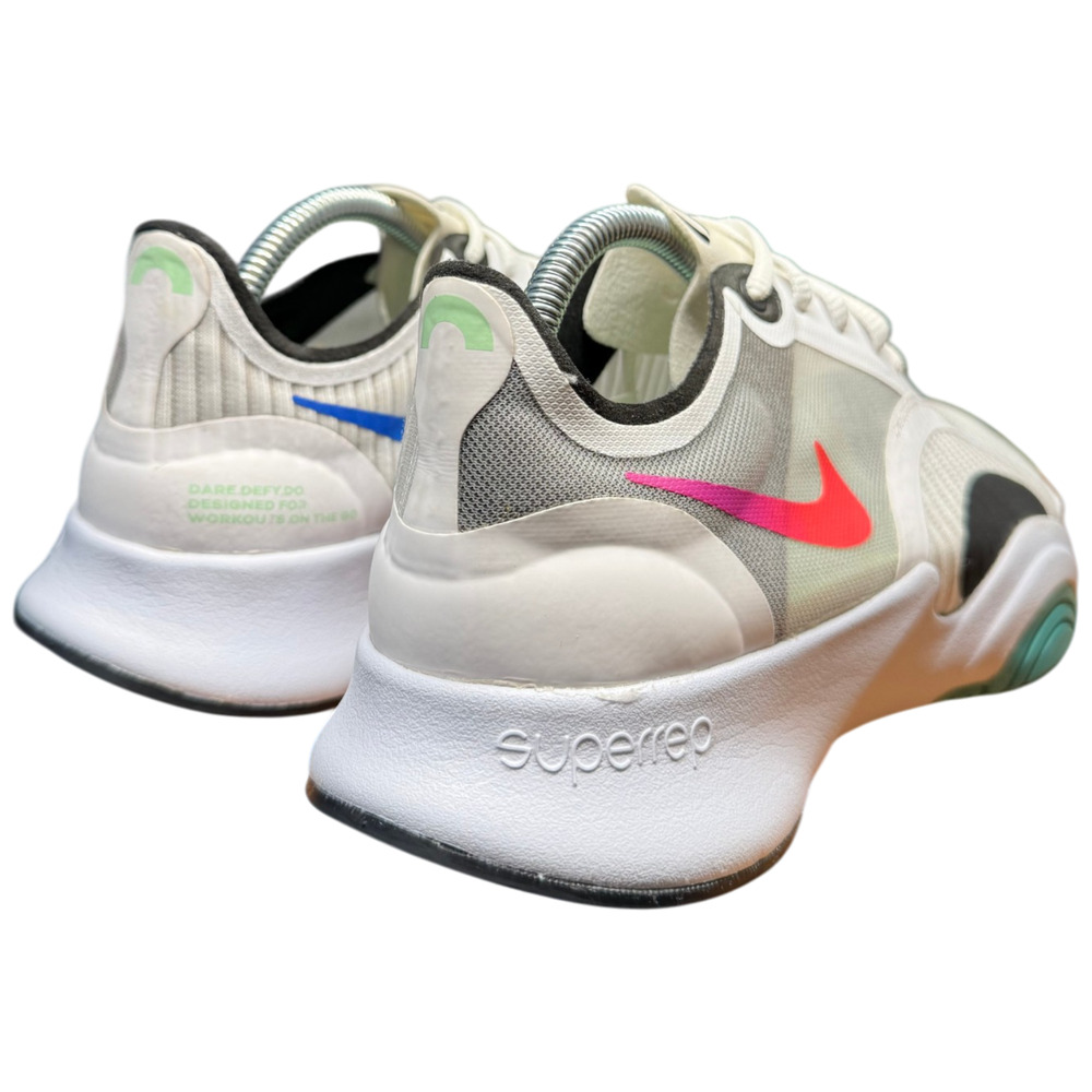 NIKE SuperRep Go Women 7 Training Sneaker Football Grey Crimson cJ0860-120 Shoes - Picture 6 of 16